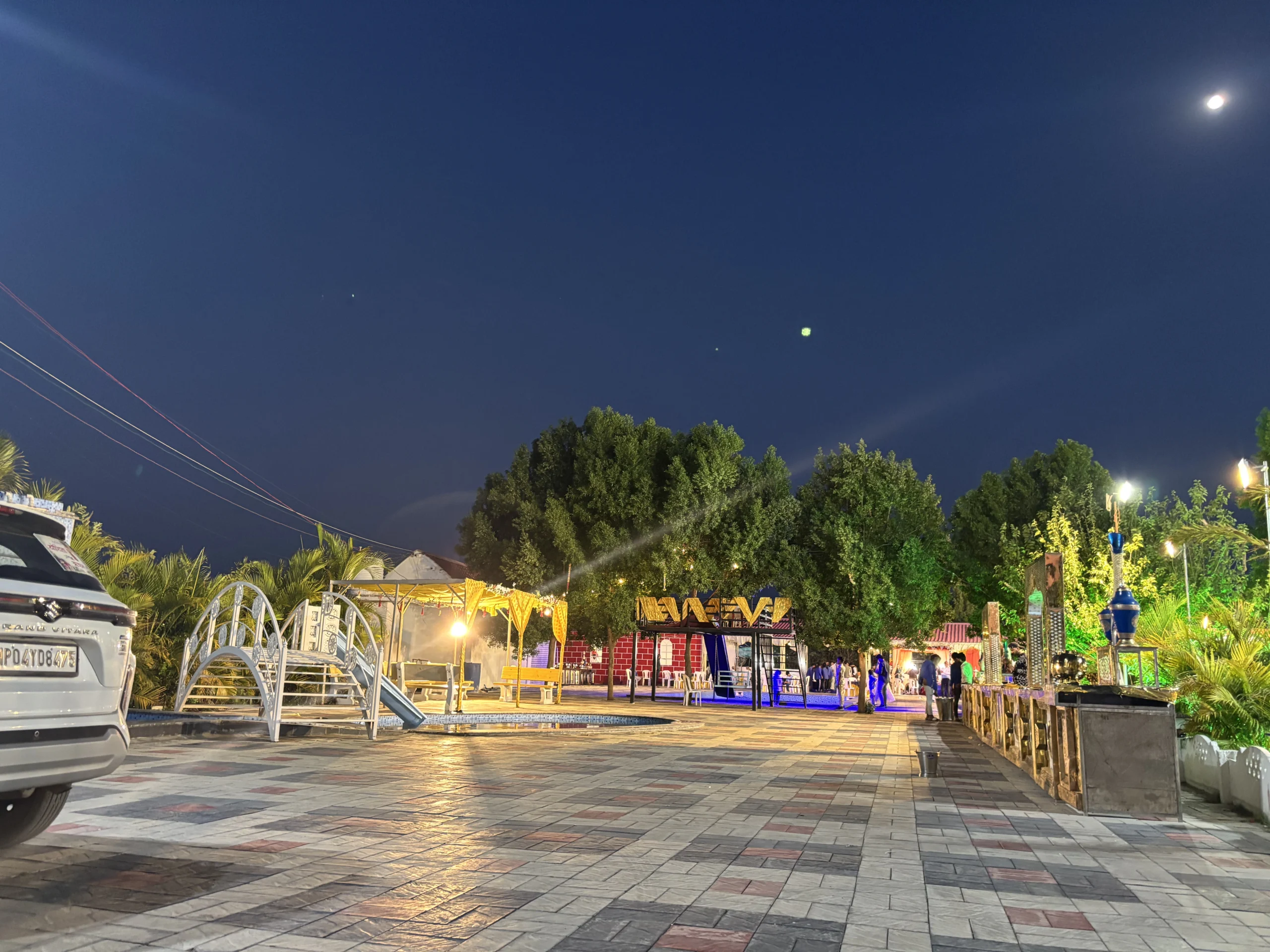 Resort Ambiance at Dusk
